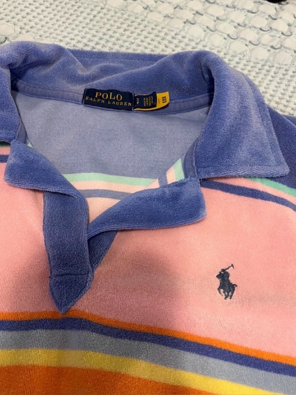 Polo Ralph Lauren Pastel Rainbow Terry Polo - Picture 3 of 3
